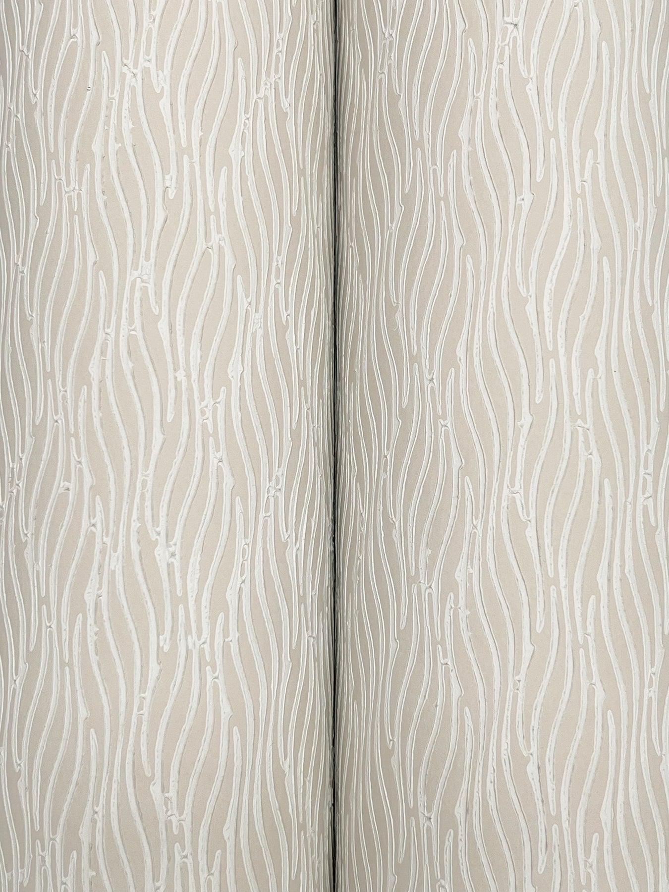 Elevated Waves Taupe Natural Discovery Wallpaper by York Wallcoverings