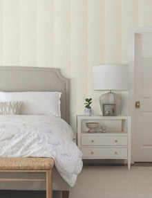 Particle Stripe Beige Natural Discovery Wallpaper by York Wallcoverings