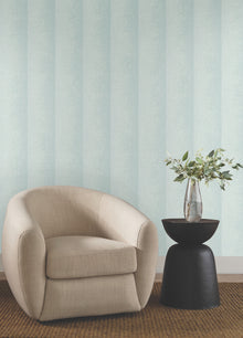 Particle Stripe Blue Natural Discovery Wallpaper by York Wallcoverings