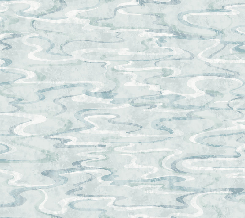 Dreamland Blue Natural Discovery Wallpaper by York Wallcoverings
