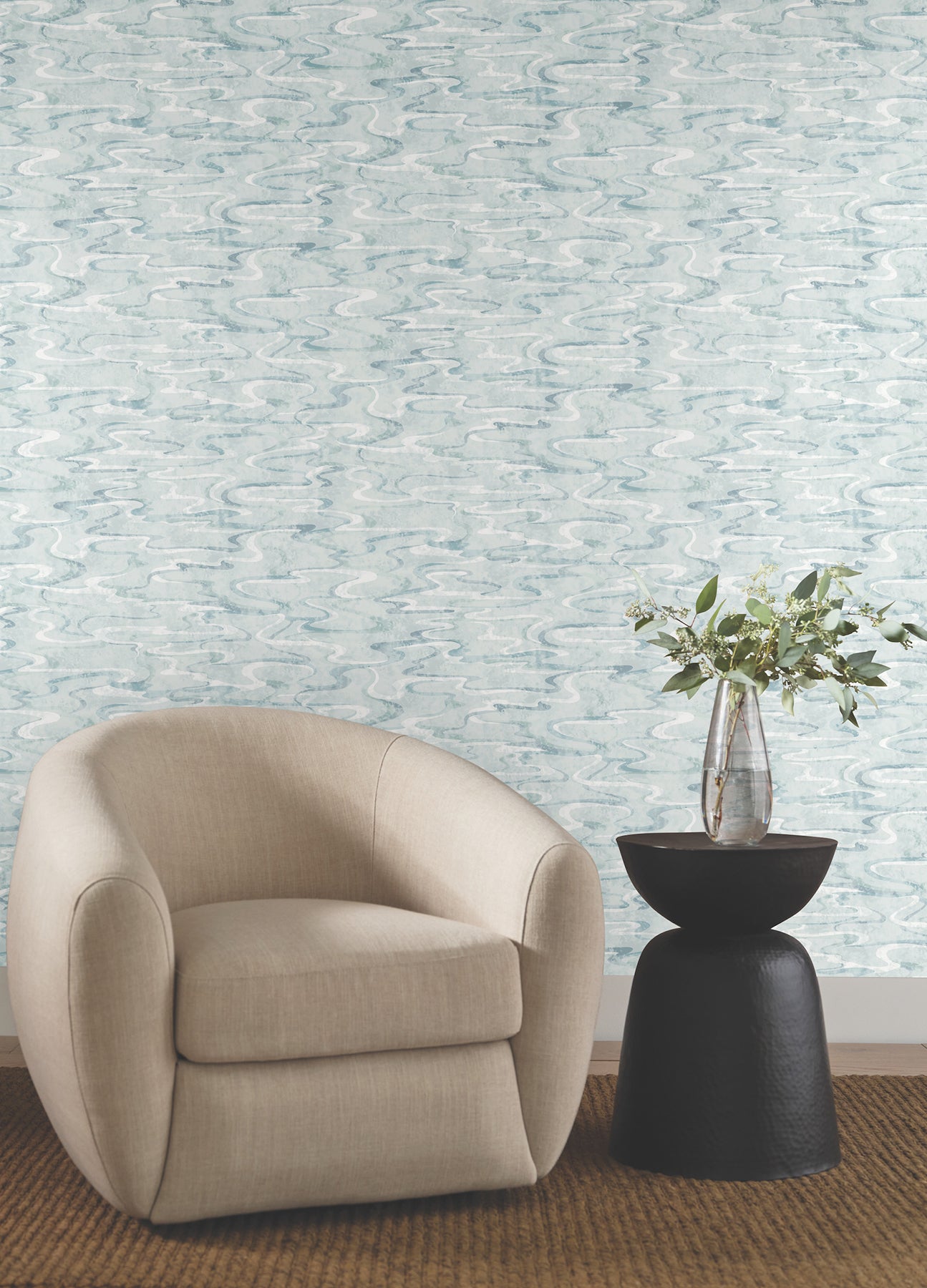 Dreamland Blue Natural Discovery Wallpaper by York Wallcoverings