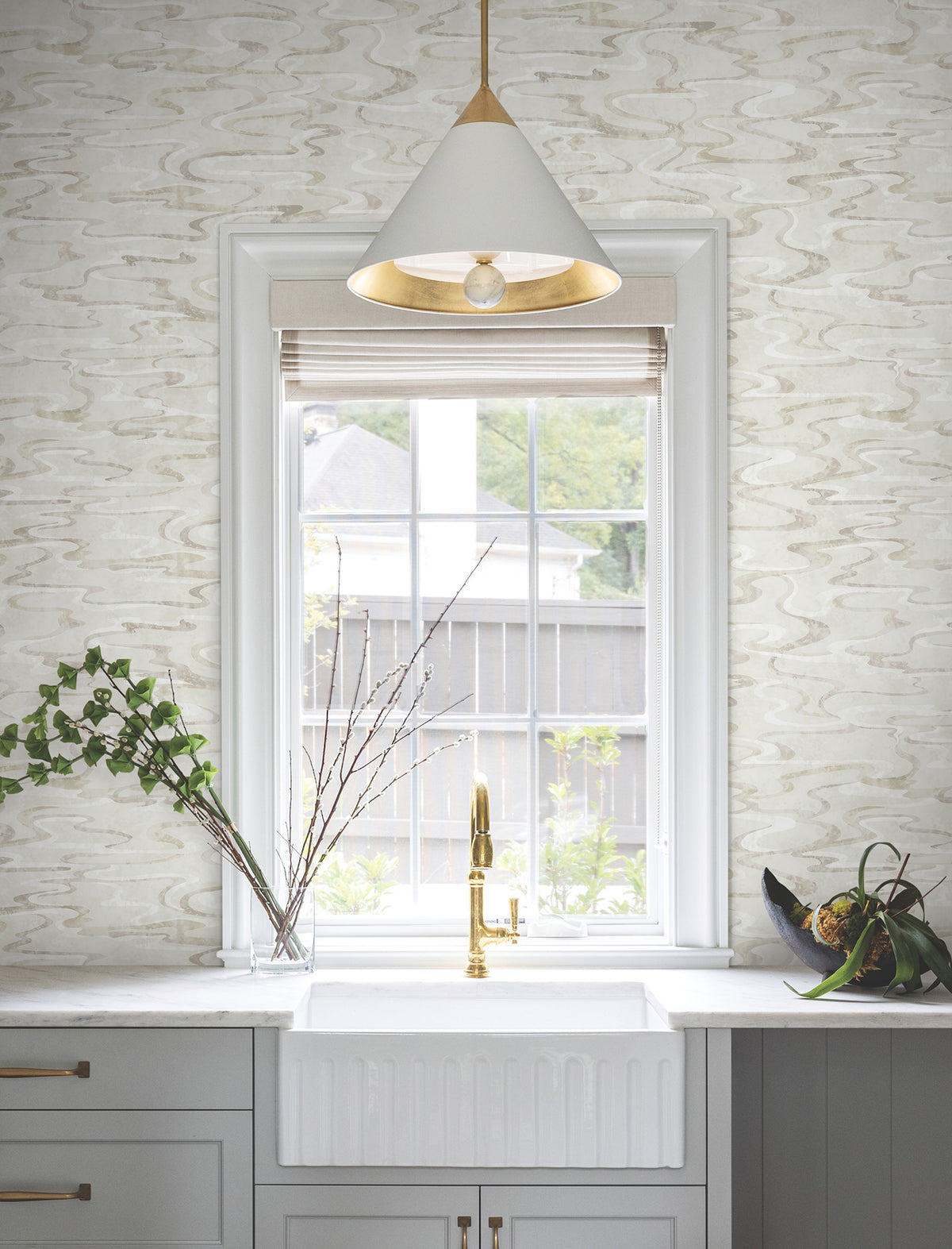 Dreamland Cameo Natural Discovery Wallpaper by York Wallcoverings