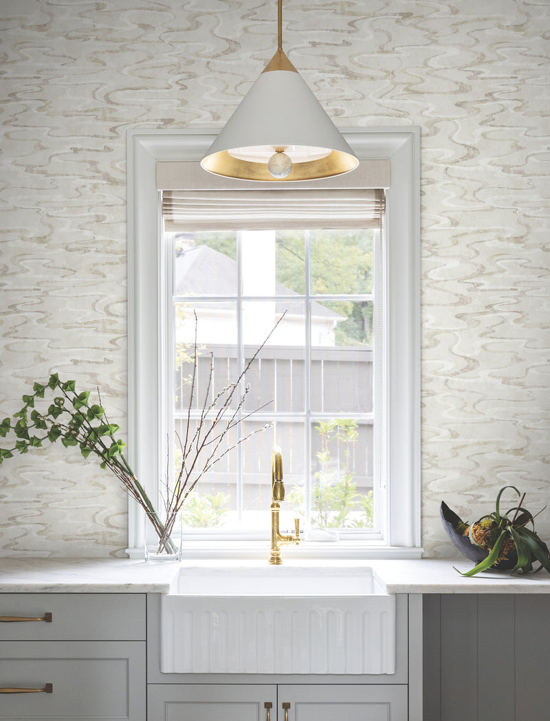 Dreamland Cameo Natural Discovery Wallpaper by York Wallcoverings