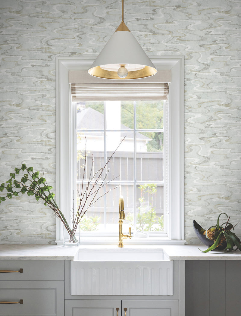 Dreamland Grey Natural Discovery Wallpaper by York Wallcoverings