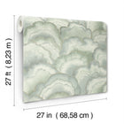 Candice Olson Abalone Fans Seaglass Natural Discovery Wallpaper by York Wallcoverings