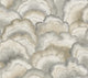 Candice Olson Abalone Fans Smokey Natural Discovery Wallpaper by York Wallcoverings