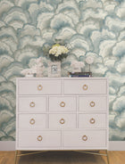 Candice Olson Abalone Fans Mist Natural Discovery Wallpaper by York Wallcoverings