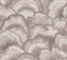 Candice Olson Abalone Fans Lavender Natural Discovery Wallpaper by York Wallcoverings