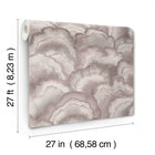 Candice Olson Abalone Fans Lavender Natural Discovery Wallpaper by York Wallcoverings