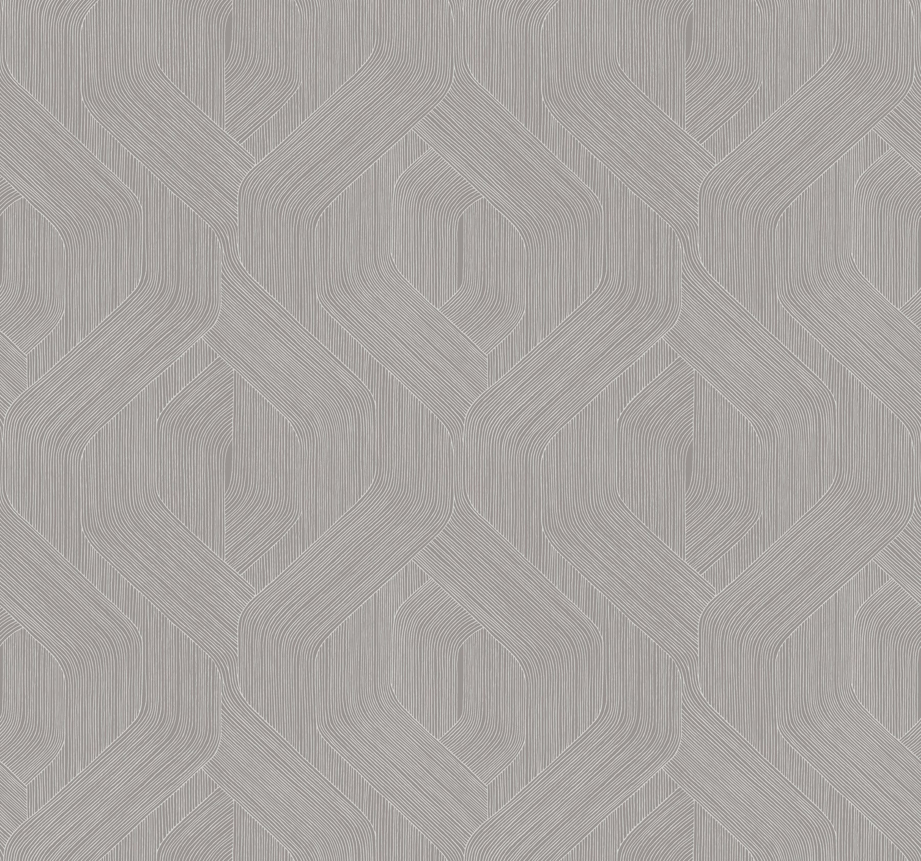 Candice Olson Fine Line Geometric Grey Natural Discovery Wallpaper by York Wallcoverings