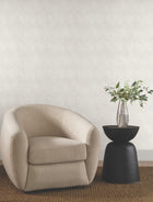 Candice Olson Fine Line Geometric Taupe on White Natural Discovery Wallpaper by York Wallcoverings