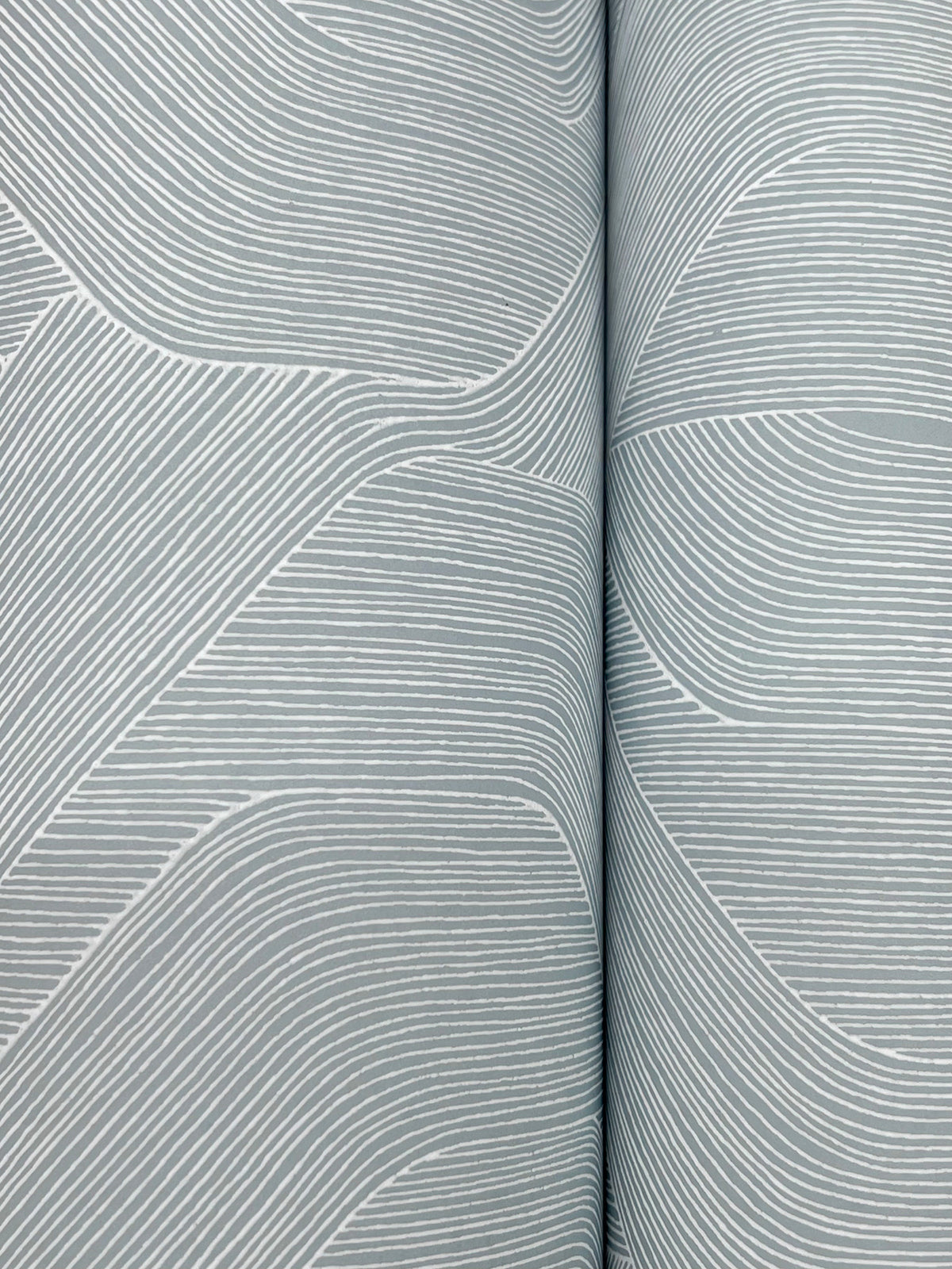 Candice Olson Fine Line Geometric Blue Natural Discovery Wallpaper by York Wallcoverings