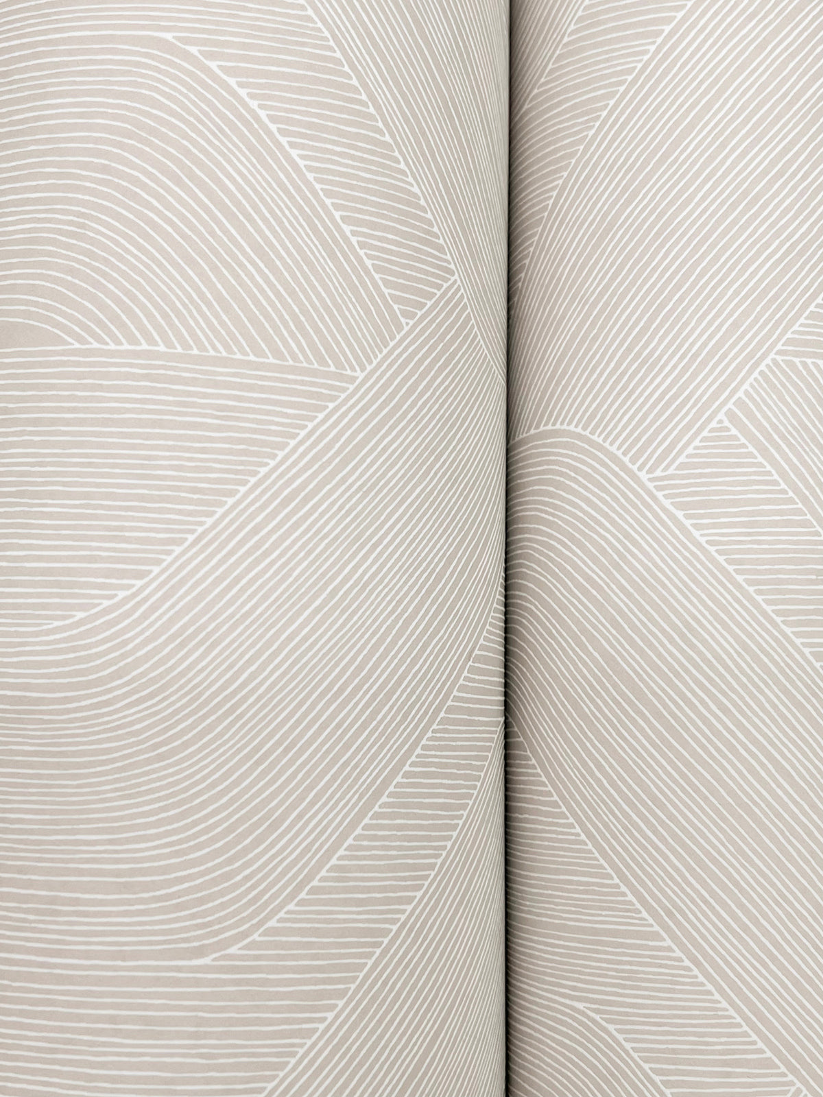 Candice Olson Fine Line Geometric Taupe Natural Discovery Wallpaper by York Wallcoverings