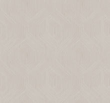 Candice Olson Fine Line Geometric Taupe Natural Discovery Wallpaper by York Wallcoverings