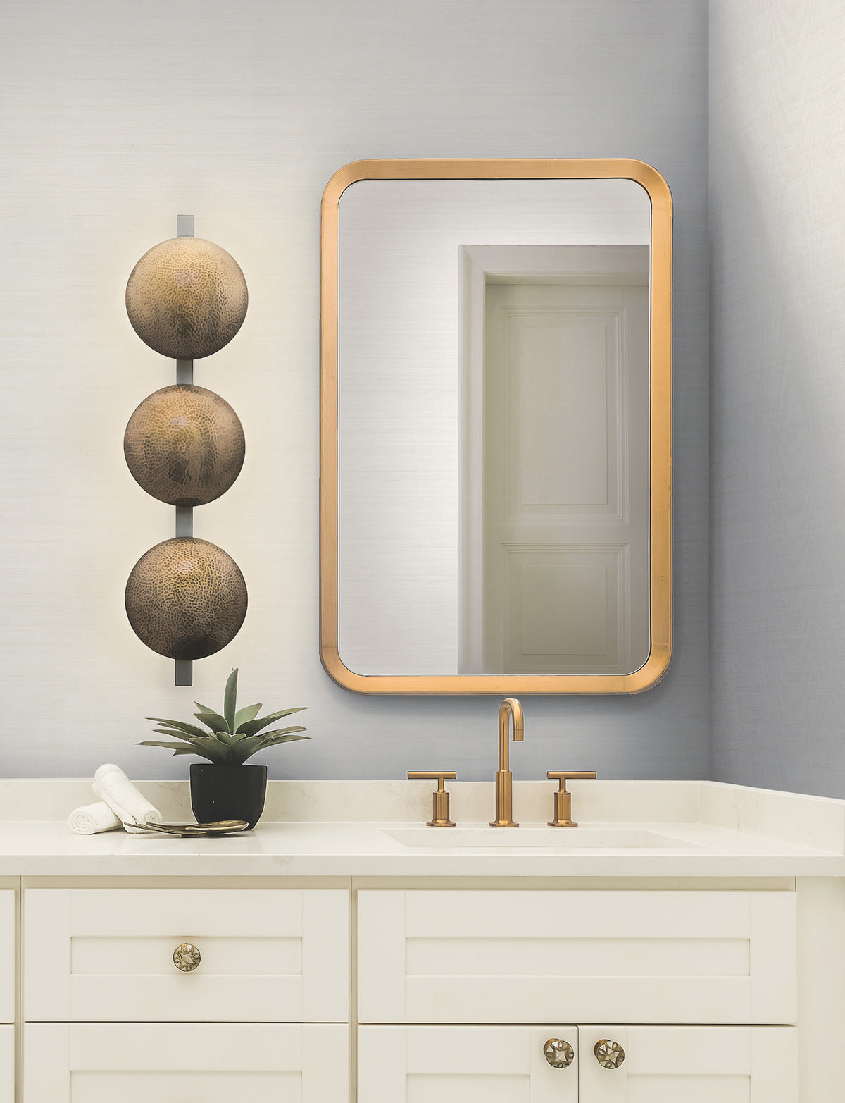 Candice Olson Quiet Vista Pearl Natural Discovery Wallpaper by York Wallcoverings
