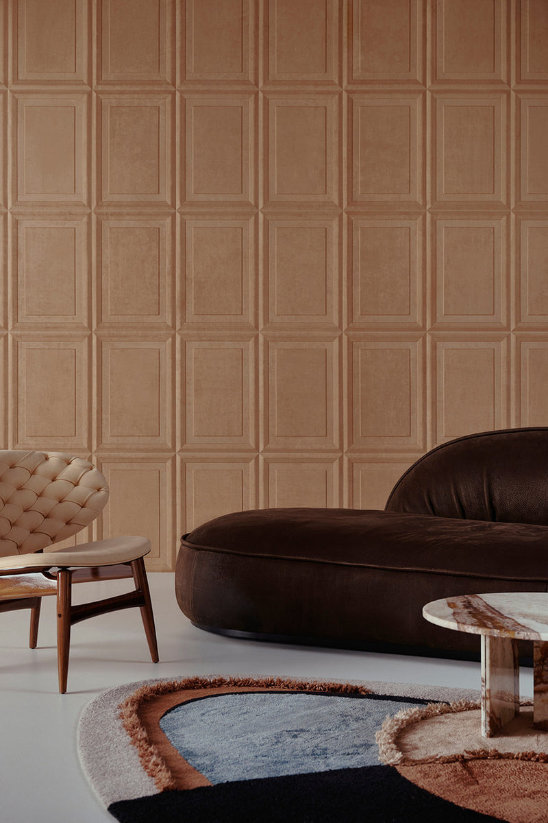 44010 Cassetta Objet Cinnamon Wallpaper By Arte