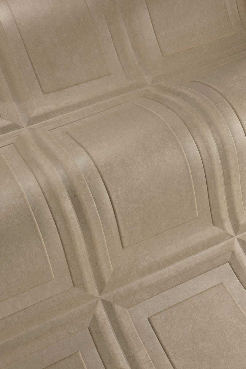 44013 Cassetta Objet Beige Wallpaper By Arte