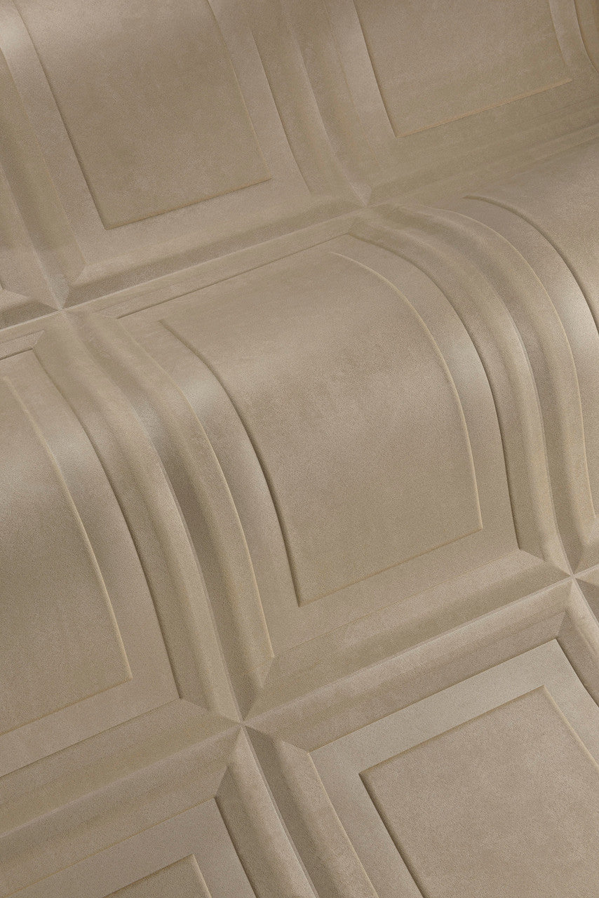 44013 Cassetta Objet Beige Wallpaper By Arte