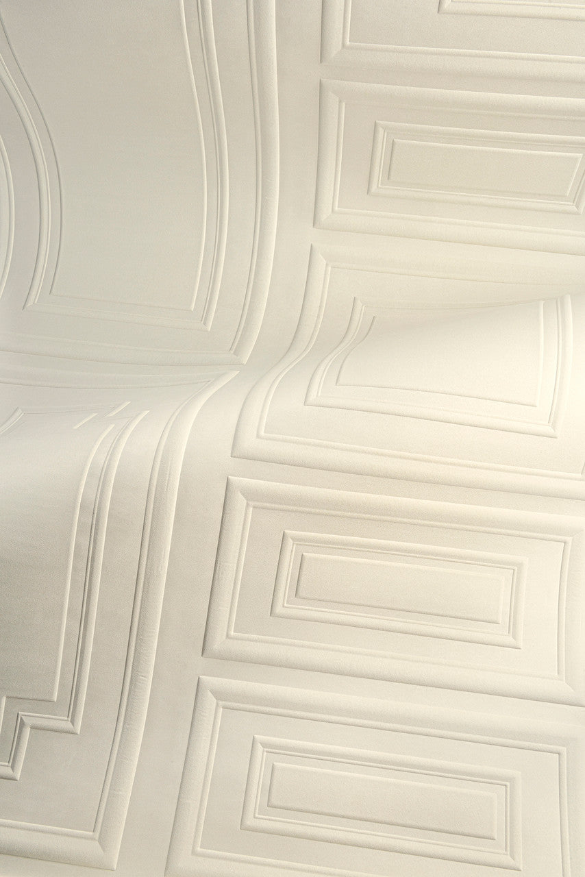 44022 Manoir Objet Cream Wallpaper By Arte