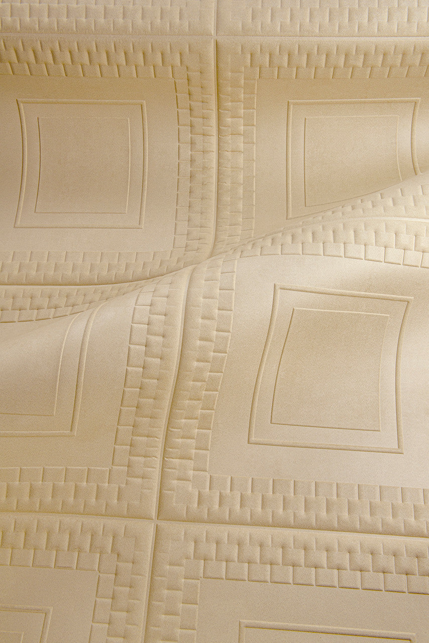 44032 Pantheon Objet Beige Wallpaper By Arte