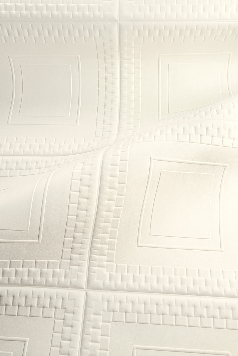 44034 Pantheon Objet Cream Wallpaper By Arte