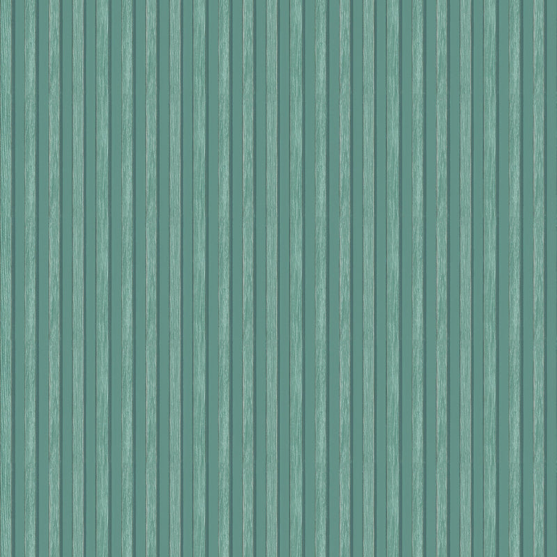 Fusta Turquoise Organics Wallpaper by Tres Tintas