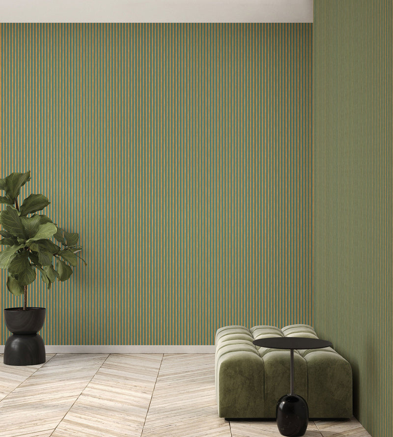 Fusta Turquoise Wood Organics Wallpaper by Tres Tintas