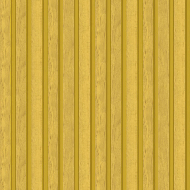 Fusta Yellow Organics Wallpaper by Tres Tintas