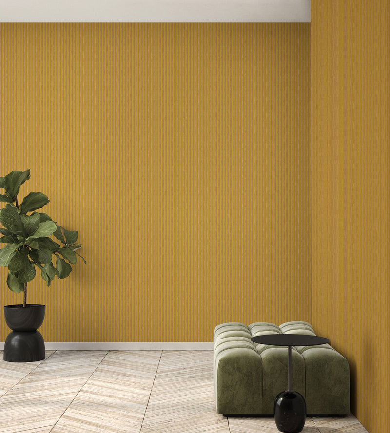 Fusta Yellow Wood Organics Wallpaper by Tres Tintas