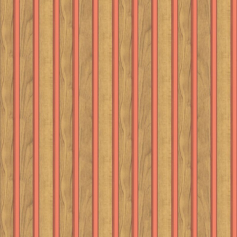 Fusta Coral Wood Organics Wallpaper by Tres Tintas