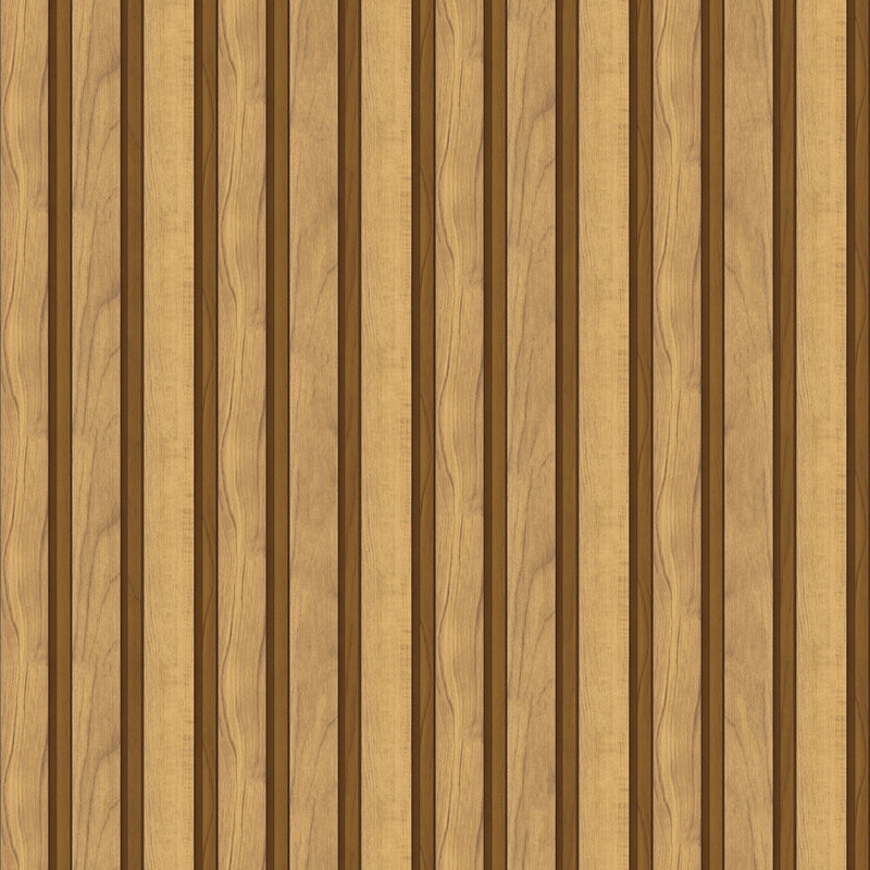 Fusta Brown Wood Organics Wallpaper by Tres Tintas