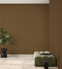 OG48024 Fusta Dark Brown Wood Organics Wallpaper by Tres Tintas