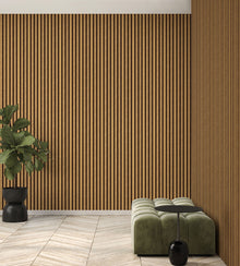 OG48025 Fusta Dark Brown Wood Organics Wallpaper by Tres Tintas