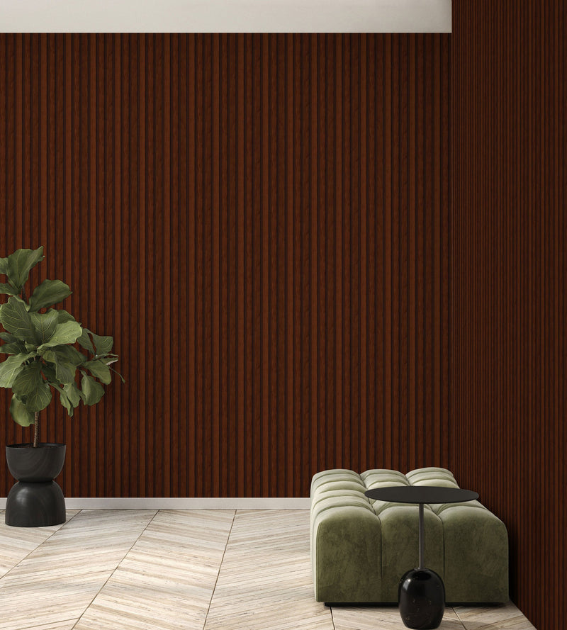 Fusta Terracotta Organics Wallpaper by Tres Tintas