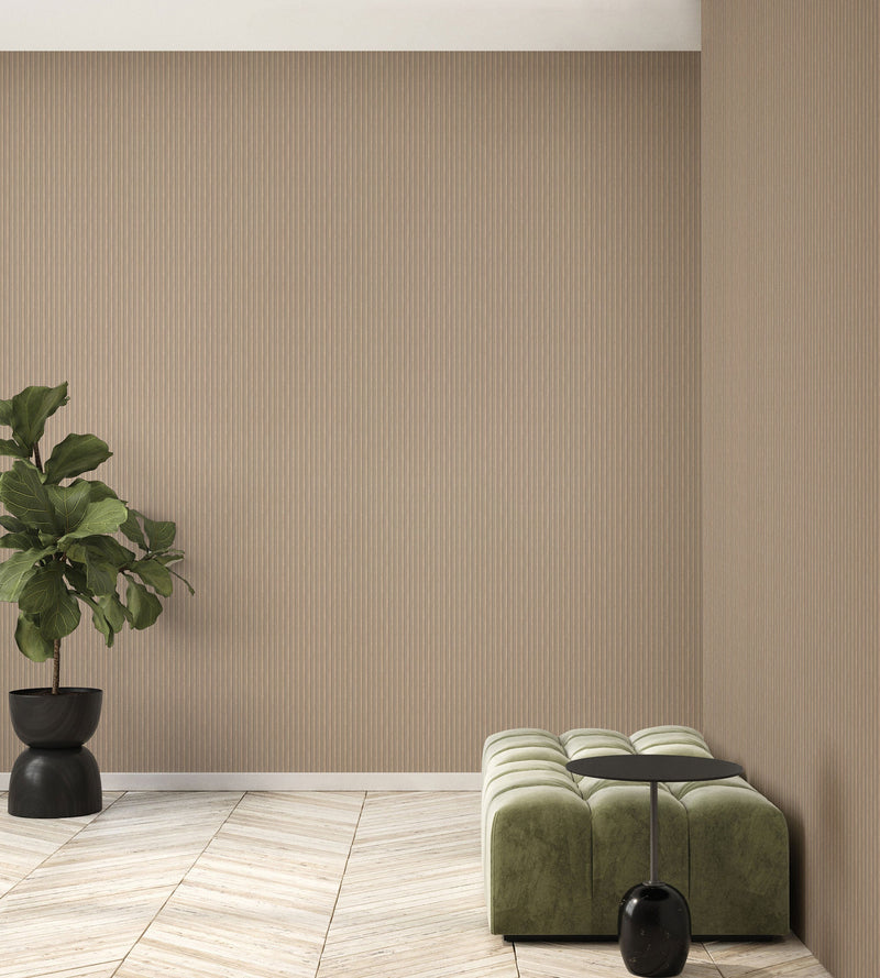 Fusta Beige Organics Wallpaper by Tres Tintas