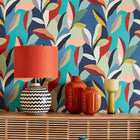 ABS50101W Riviera Peacock Wallpaper by Ohpopsi