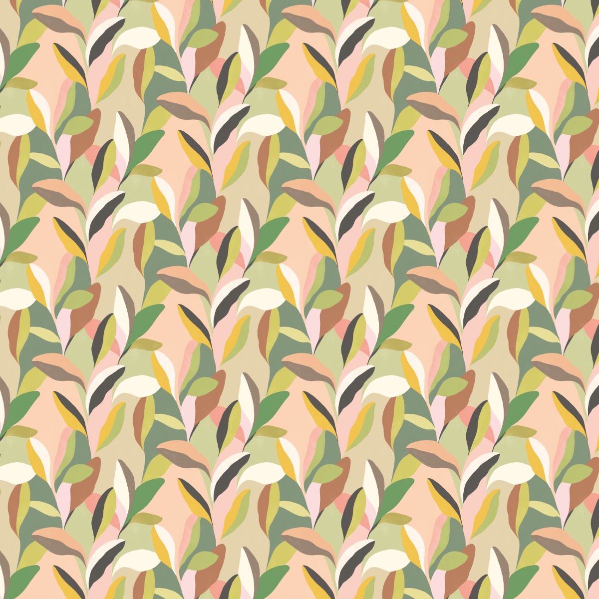 ABS50106W Riviera Sepia & Moss Wallpaper by Ohpopsi