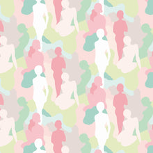 ABS50109W Silhouette Taffy Cream Wallpaper by Ohpopsi