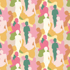 ABS50111W Silhouette Emerald & Peach Wallpaper by Ohpopsi