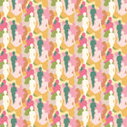 ABS50111W Silhouette Emerald & Peach Wallpaper by Ohpopsi