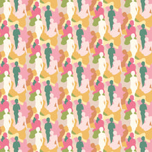 ABS50111W Silhouette Emerald & Peach Wallpaper by Ohpopsi