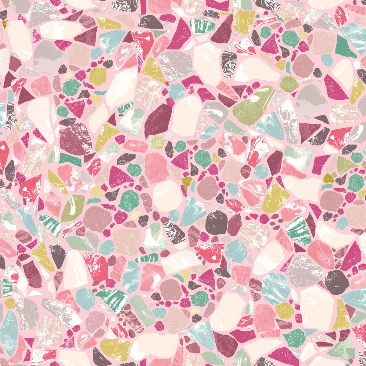 ABS50116W Fragments Magenta Haze Wallpaper by Ohpopsi