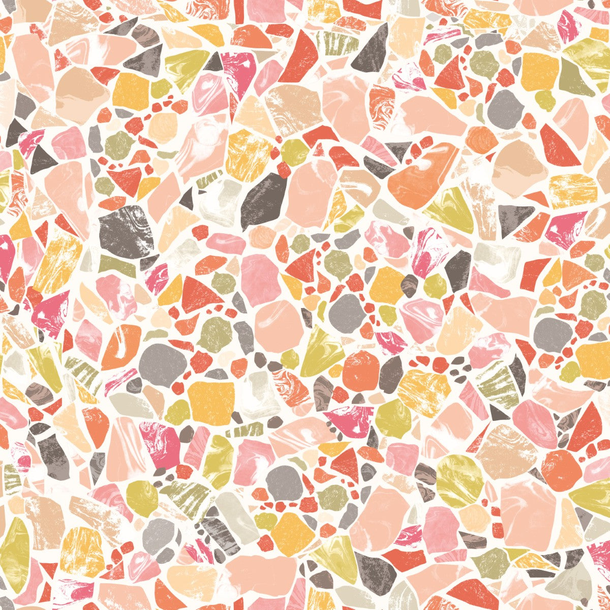 ABS50117W Fragments Coral Crush Wallpaper by Ohpopsi