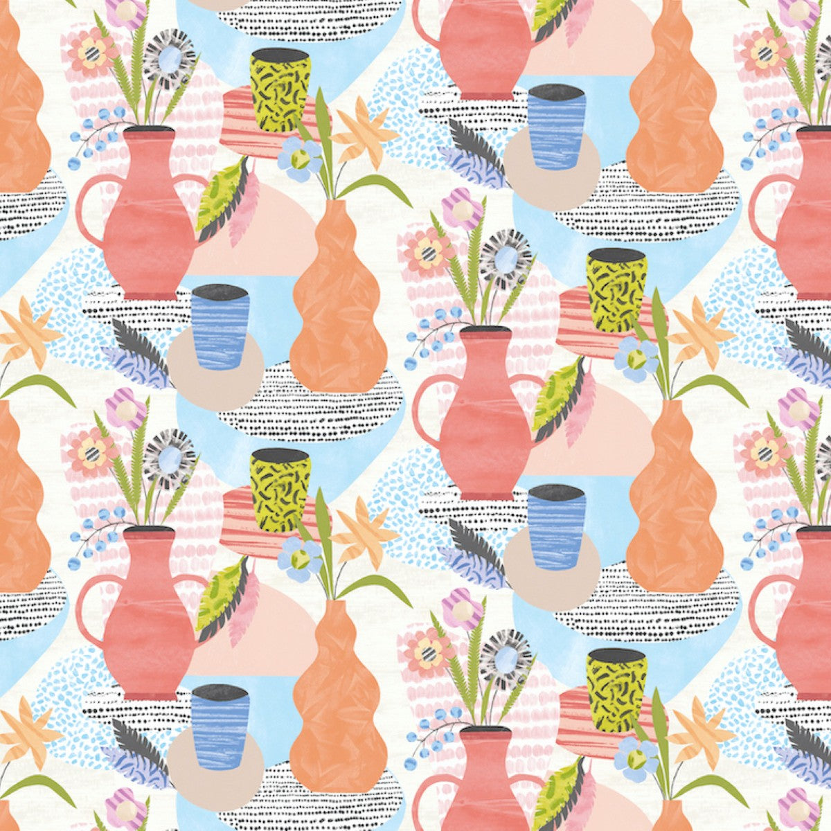 ABS50119W Pablo Sky & Peach Wallpaper by Ohpopsi
