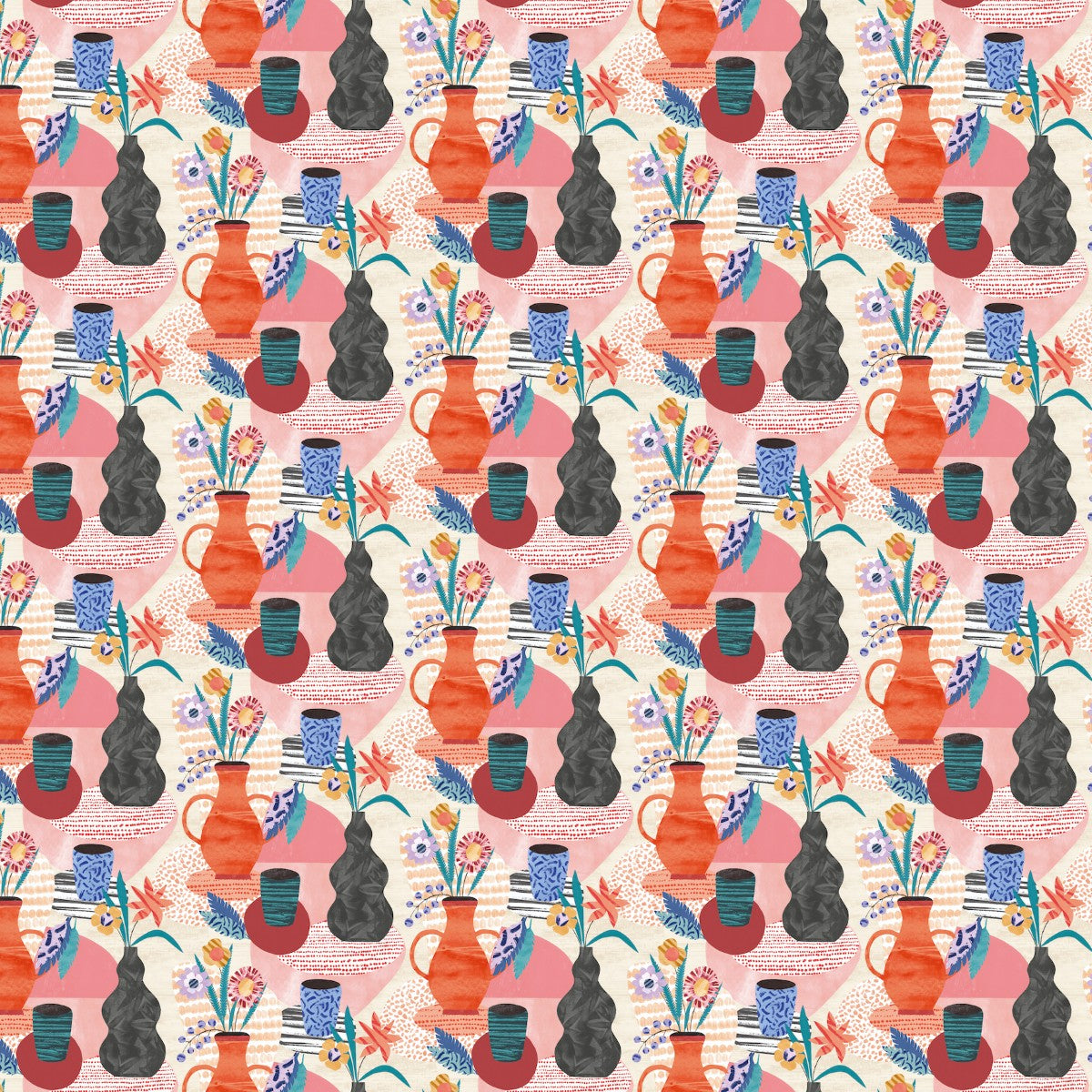 ABS50121W Pablo Melon & Carbon Wallpaper by Ohpopsi