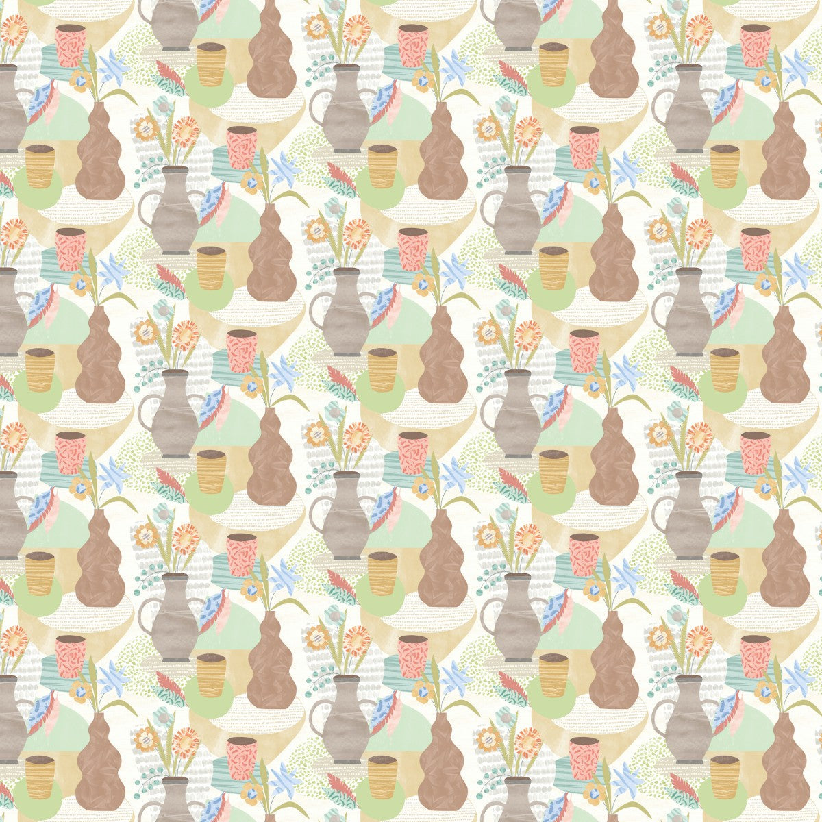 ABS50123W Pablo Smoke & Oyster Wallpaper by Ohpopsi
