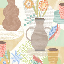 ABS50123W Pablo Smoke & Oyster Wallpaper by Ohpopsi