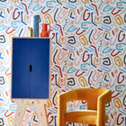 ABS50126W Squiggle Lapis & Honey Wallpaper by Ohpopsi