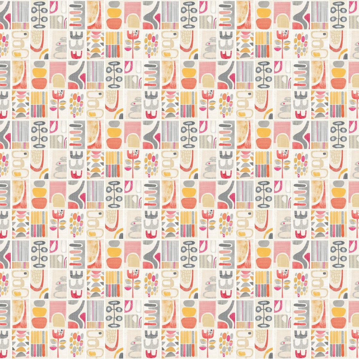 ABS50129W Snip Snip Tulip & Smoke Wallpaper by Ohpopsi