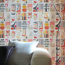 ABS50129W Snip Snip Tulip & Smoke Wallpaper by Ohpopsi